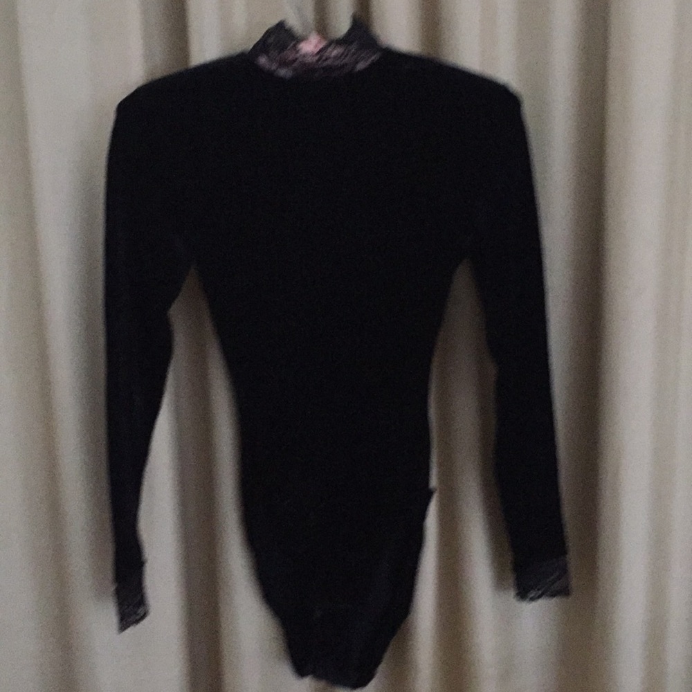 One piece velvet shirt